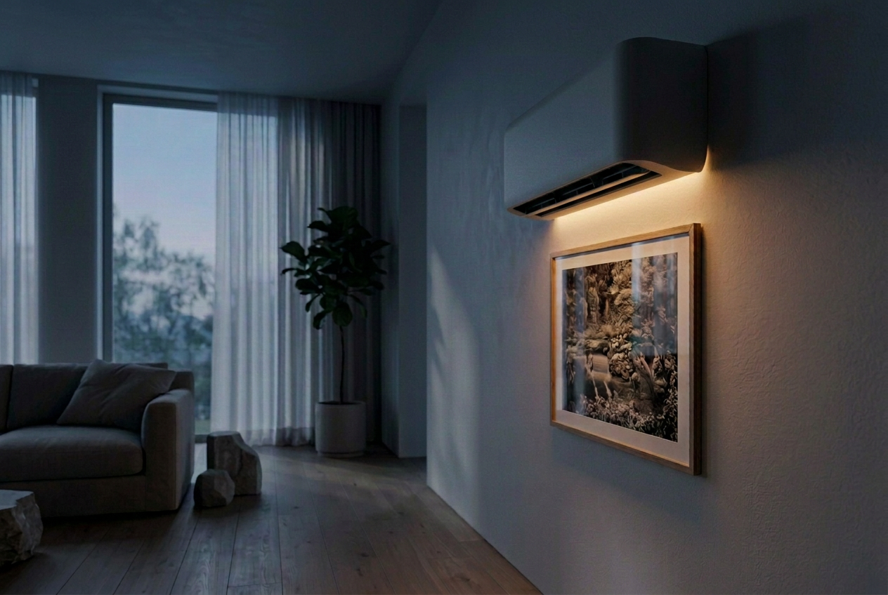 Concept · warm ambient light · design intent